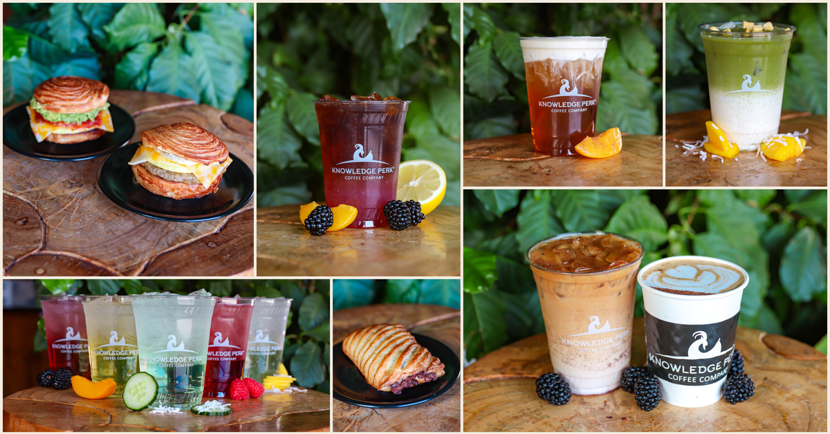 Knowledge Perk Coffee Company Launches New Summer Drink and Food Menu Featuring Expanded Lotus Energy Lineup and New Breakfast Sandwiches