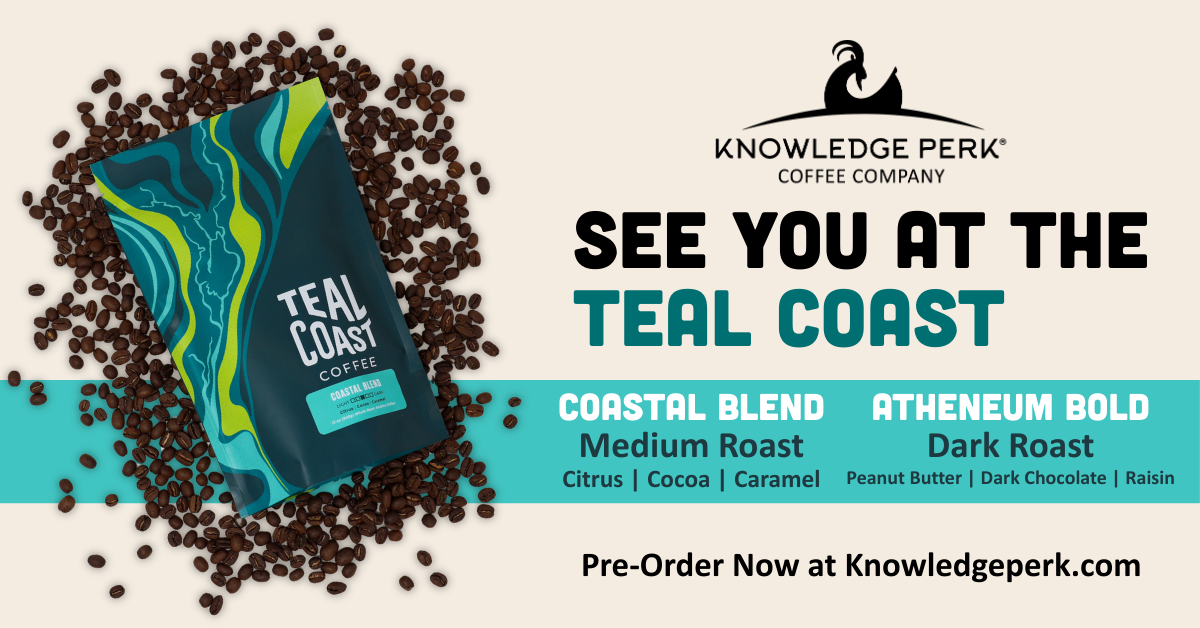 Knowledge Perk Coffee Company Announces New “Teal Coast Coffee” Collaboration with Coastal Carolina University