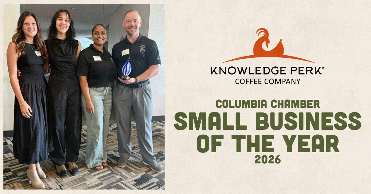 Knowledge Perk Awarded Small Business of the Year by the Columbia Chamber