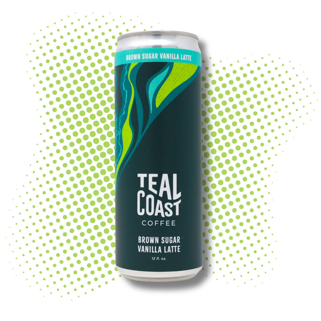 Teal Coast Coffee: Brown Sugar Vanilla Latte (4-Pack)