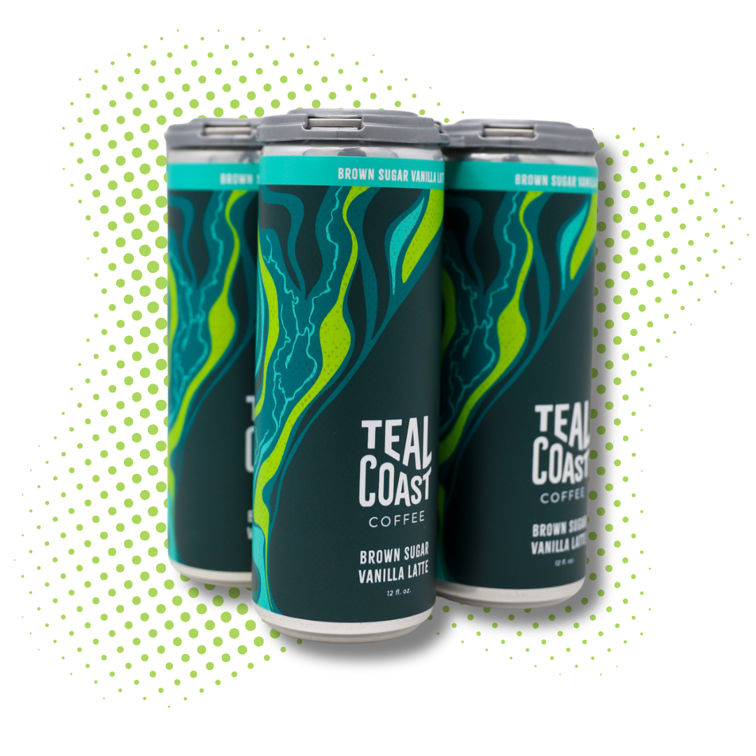 Teal Coast Coffee: Brown Sugar Vanilla Latte (4-Pack)